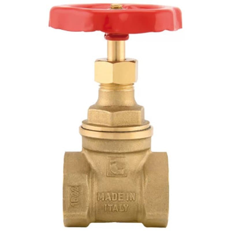 Задвижка клиновая ITAP 156 1 Ду25 Ру16 муфтовая, корпус – латунь