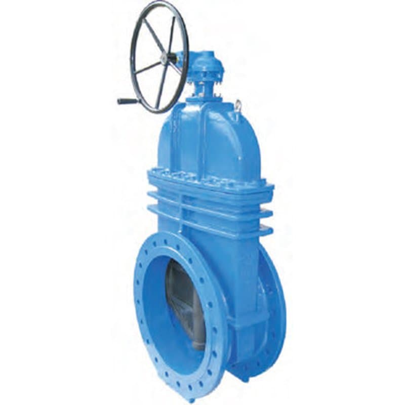 Задвижка клиновая чугунная ABRA A40 30ч539р Ду400 Ру10 с редуктором