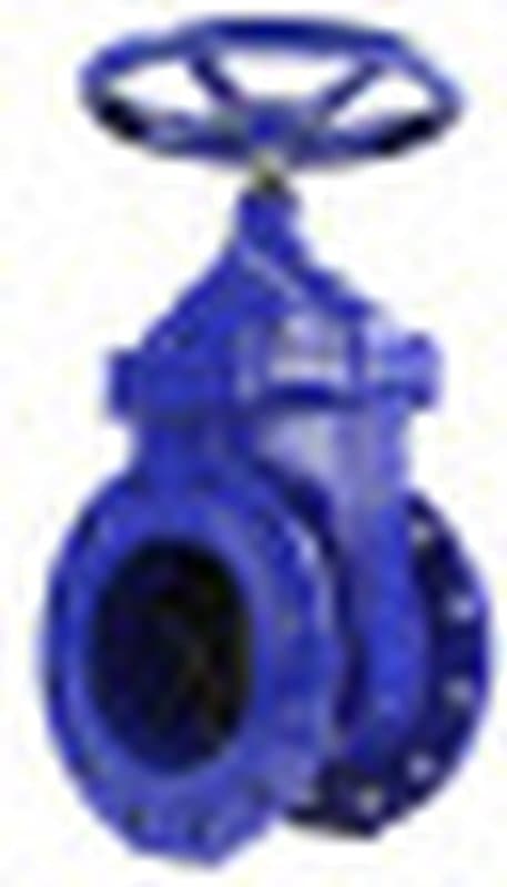 Задвижка чугунная Рашворк 101 Ду300 Ру16 с обрезиненным клином со штурвалом