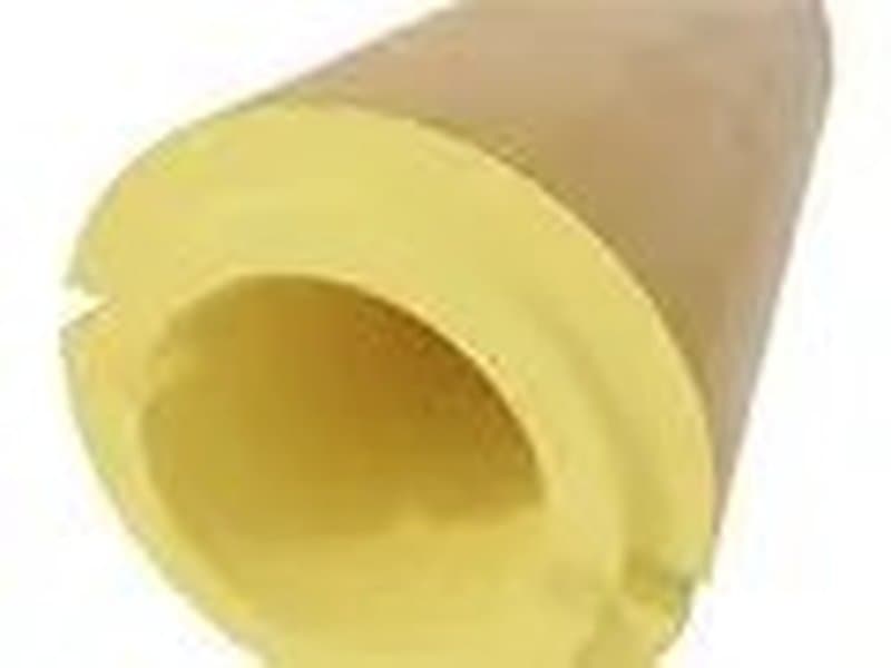 Скорлупа ППУ 1220 х 80 покрытие стеклопластик