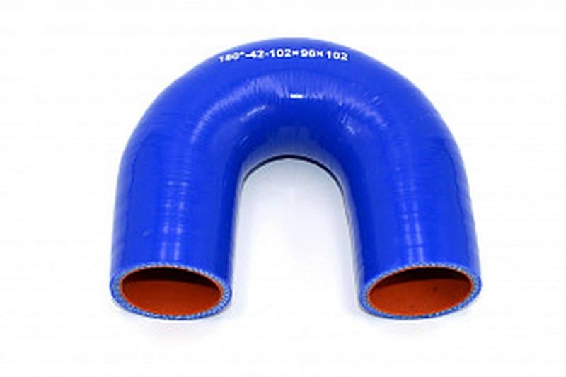 Патрубок силиконовый U-образный Ф 42 мм L 102х96х102 мм, 180 град.