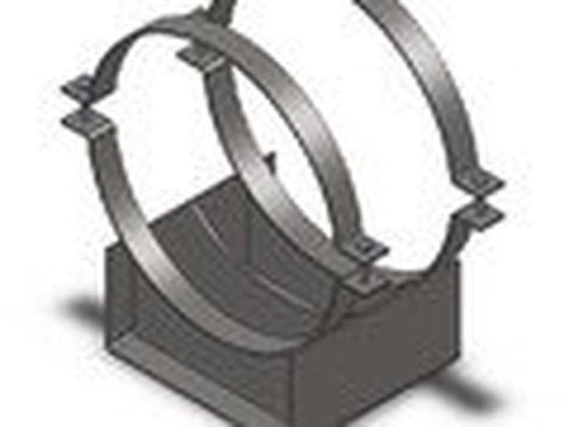 Скользящая хомутовая опора 159/250.100 313.ТС-008.014