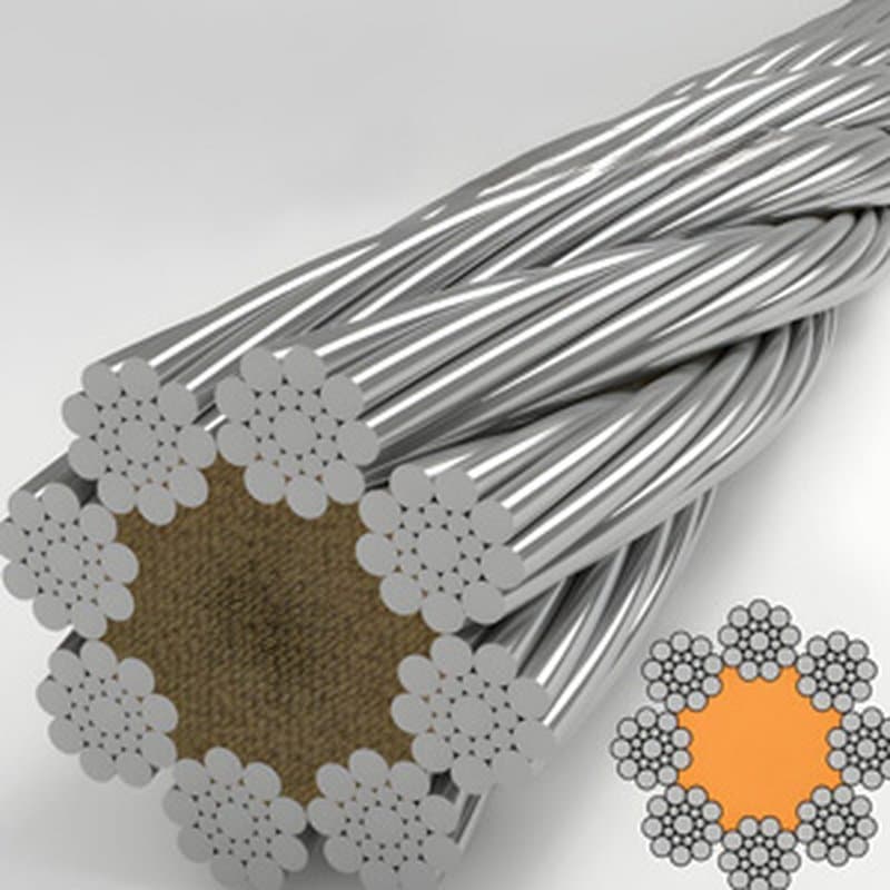 Канат стальной EN 12385-4 18xK7-KWSC, 15,0