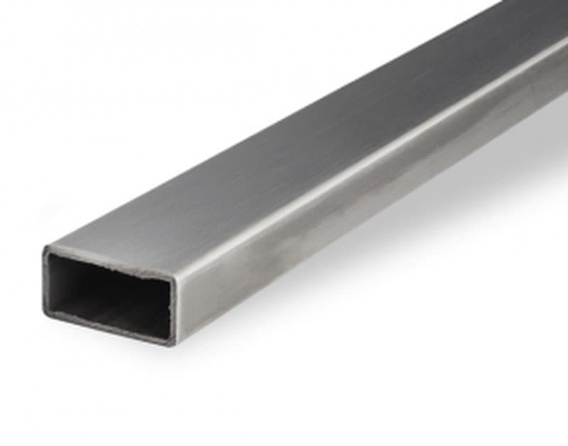 трубы нержавеющие электросварные ЭСВ прямоугольные 60x40x1.5 шлиф имп ASTM A554