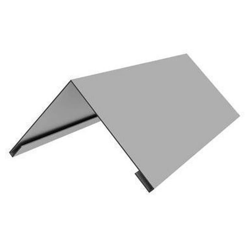 конек плоский с подгибом 0,45х150х150х2000 оц