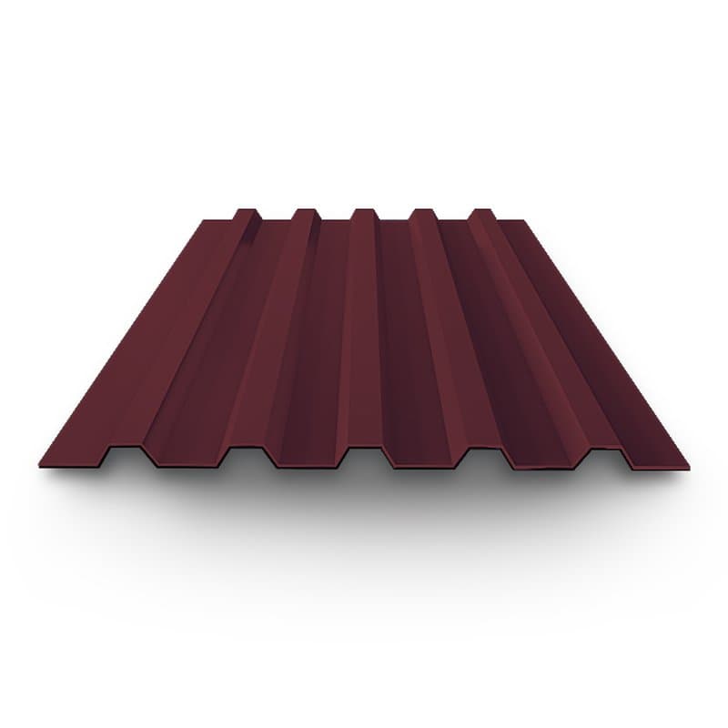 Профнастил окрашенный 0.5x1100x2000 RAL 3005 Россия