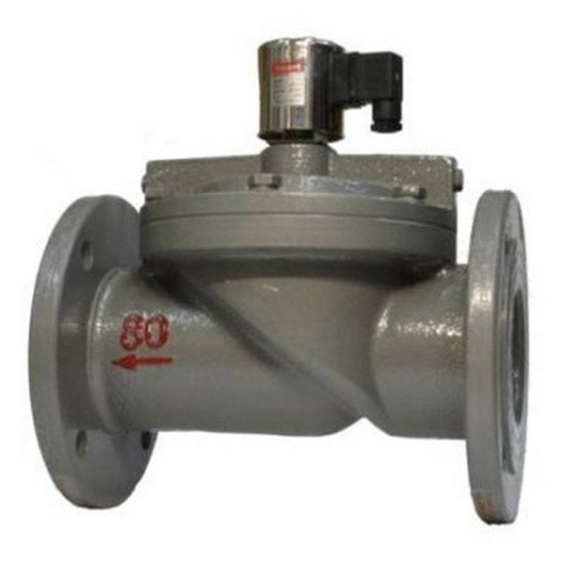 Клапан электромагнитный Smart HF-6502 пилотный 1 1/2 Ду40 Ру12 чугун, нормально закрытый, DC 24v