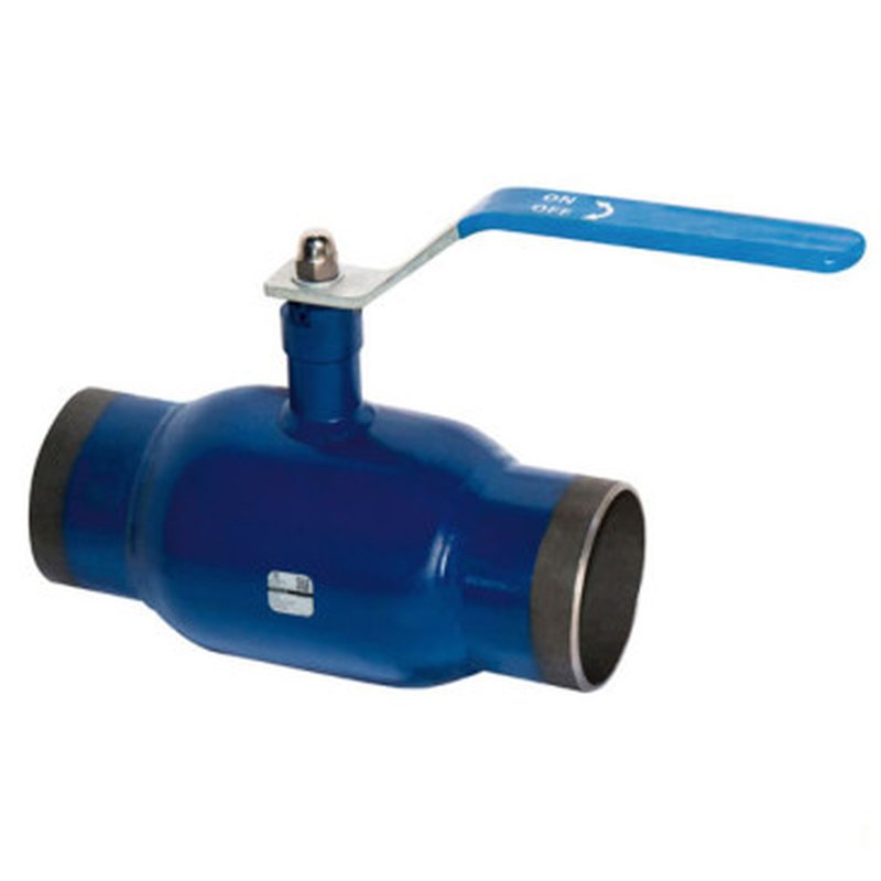 Кран шаровый Dendor W3515 Ду65 Ру25 под приварку, стальной, стандартнопроходной