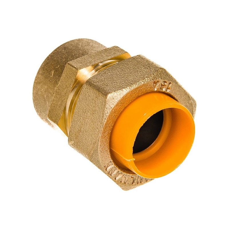 Муфта диэлектрическая соединительная STAHLMANN 25Aх1″ Ду25x25 Ру10 латунная, внутренняя резьба/обжим