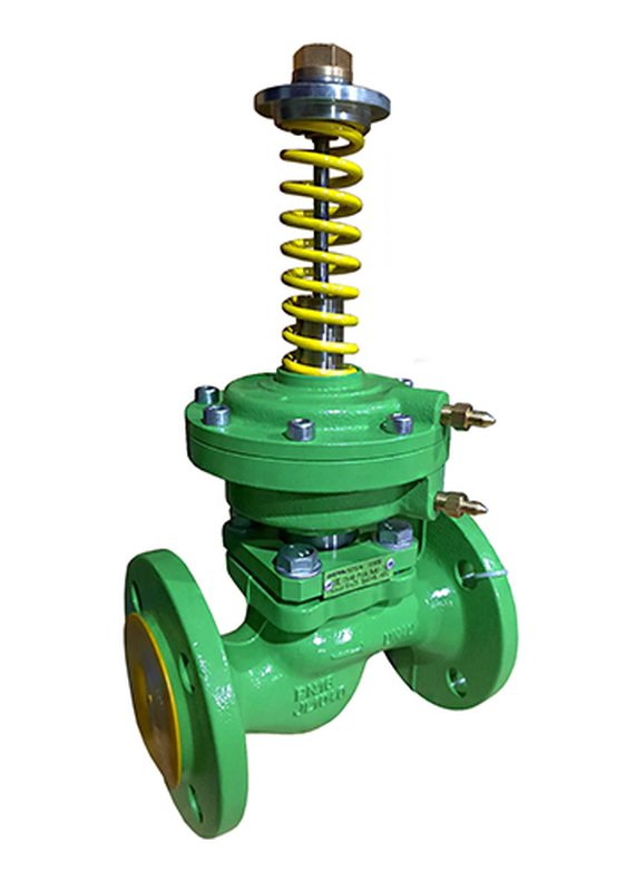 Регулятор давления до себя АСТА Д213-СЕ-1 ТЕРМОКОМПАКТ Ду25 Ру16 чугунный, фланцевый, Тмакс=150°С