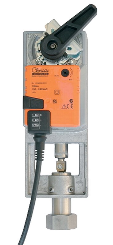 Электропривод BROEN Clorius VB-250 трехпозиционный 24В АС для регулирующих клапанов