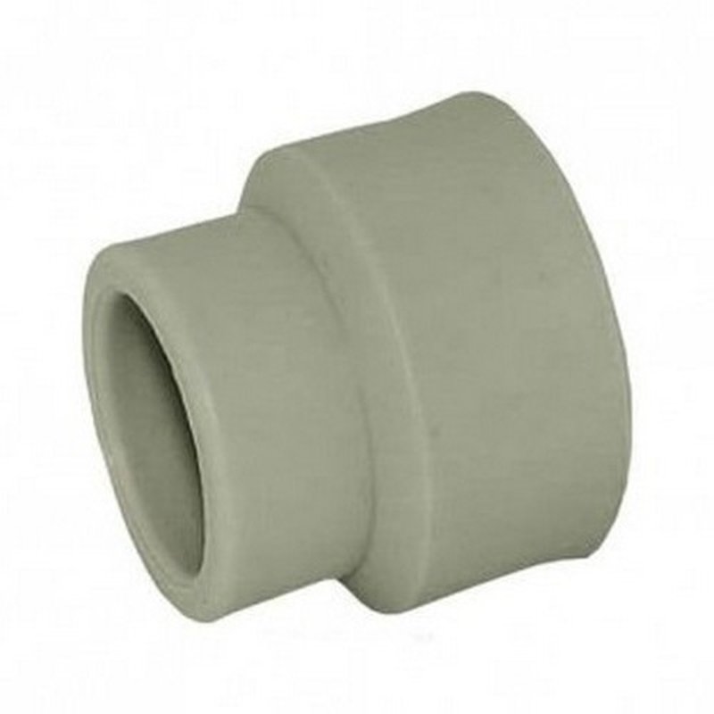 Муфта полипропиленовая PPRC переходная MeerPlast Дн75x63 Ру25 под приварку серая