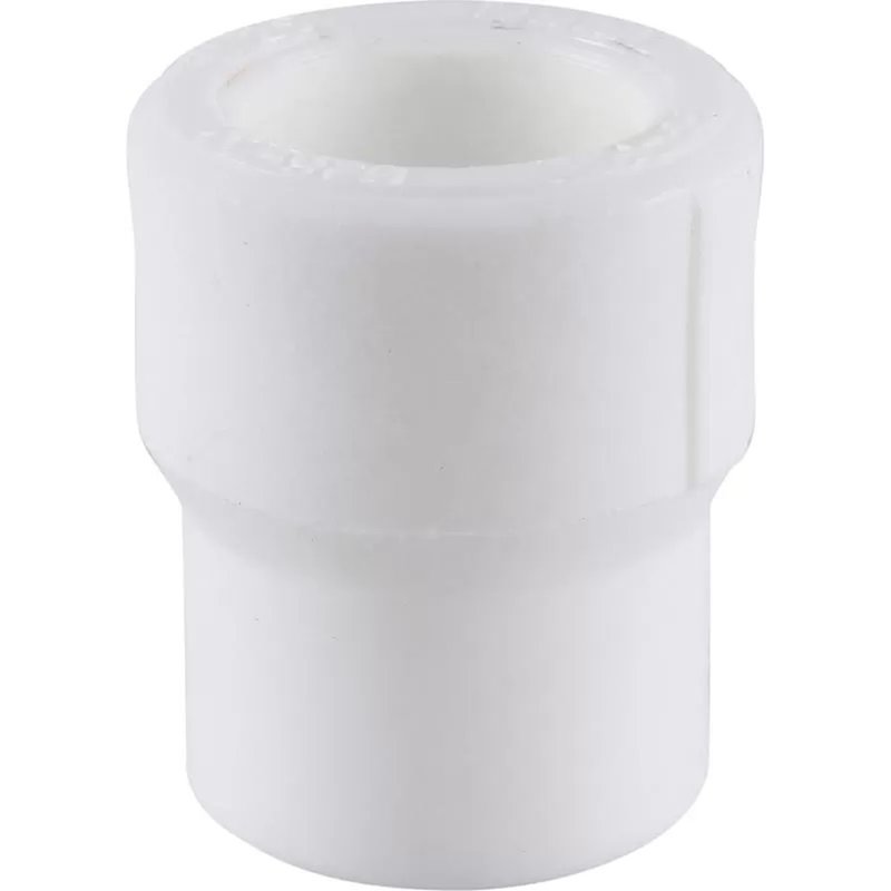 Муфта PP-R Kalde Дн50х32 Ру25 полипропиленовая, переходная под приварку, белая