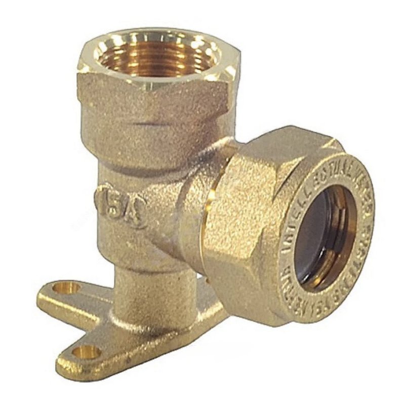 Водорозетка STAHLMANN тип 15A Дн15x1/2″ Ру15, внутренняя / обжим, корпус - латунь