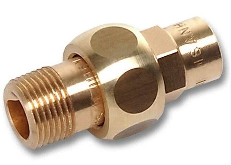 Сгон Sanha 4331g Дн28x1″ Py40 ВП-НР, корпус - бронза, с плоским уплотнением для медных труб