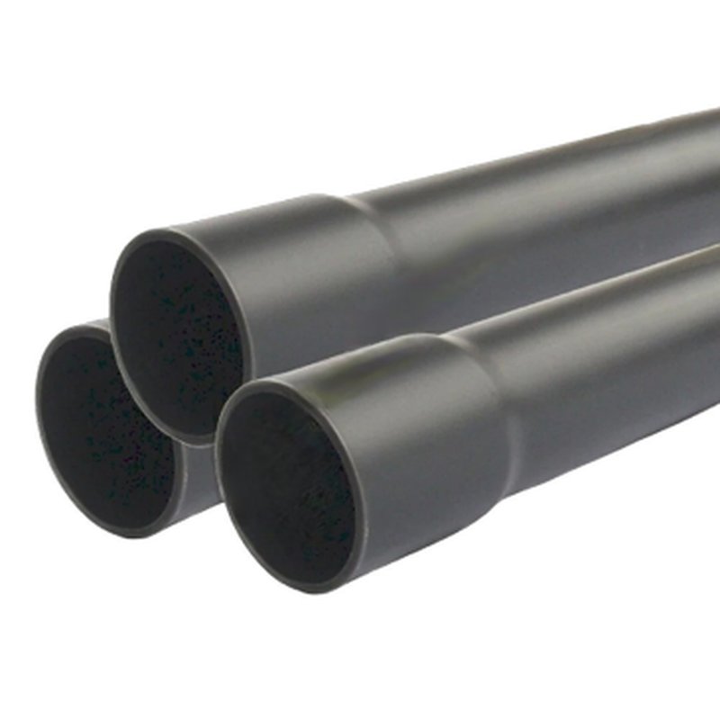 Труба Aquaviva Дн20х1.5 Ру16, серая, напорная раструбная, SDR13.6, соединение - клеевое, материал - НПВХ, длина - 3 м