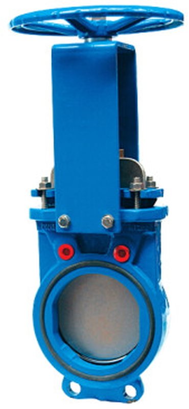 Задвижка шиберная Jafar 2005 Ду80 Ру10 NBR с невыдвижным шпинделем чугунная