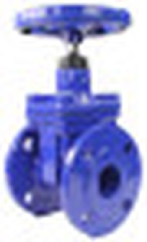 Задвижка чугунная Рашворк 101 Ду125 Ру16 с обрезиненным клином со штурвалом