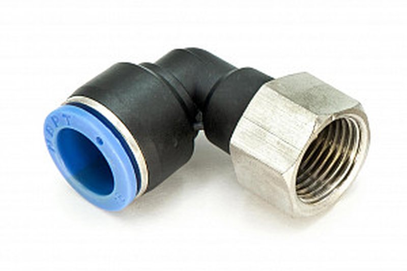 Пневмофитинг цанговый L-образный с внутренней резьбой PLF 16-04 (R1/2")