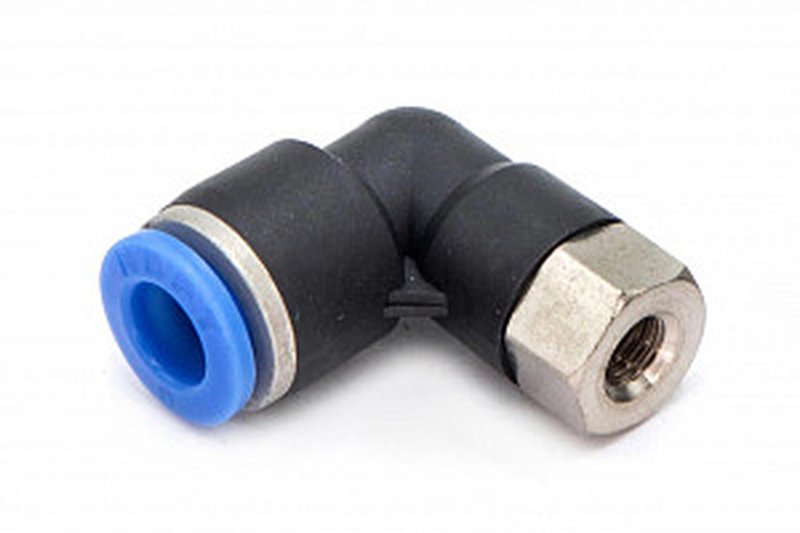 Пневмофитинг цанговый L-образный с внутренней резьбой PLF 6-М5х0.8