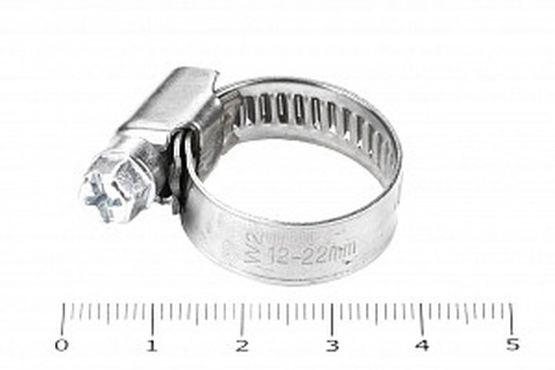 Хомут червячный 12-20/9 нерж. W2 (AISI 430)