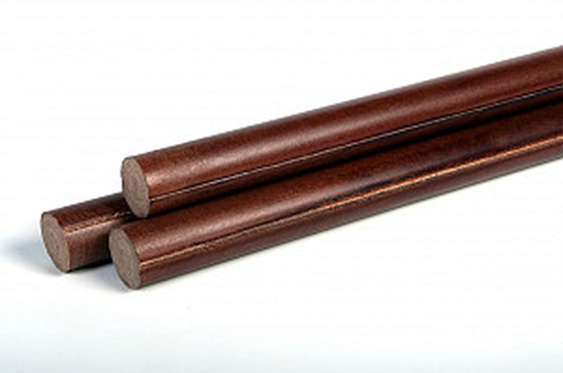 Текстолит стержень Ф 25 мм (1000 мм, 0.8 кг) Китай