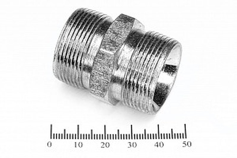 Штуцер для РВД соединительный 36/36 М30х1.5 - М30х1.5 грань S32