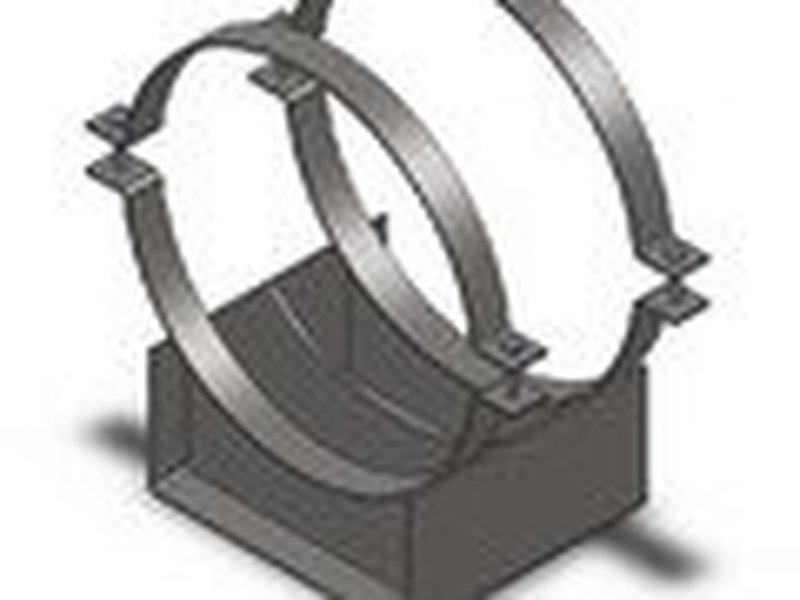 Скользящая хомутовая опора 159/250.100 313.ТС-008.014