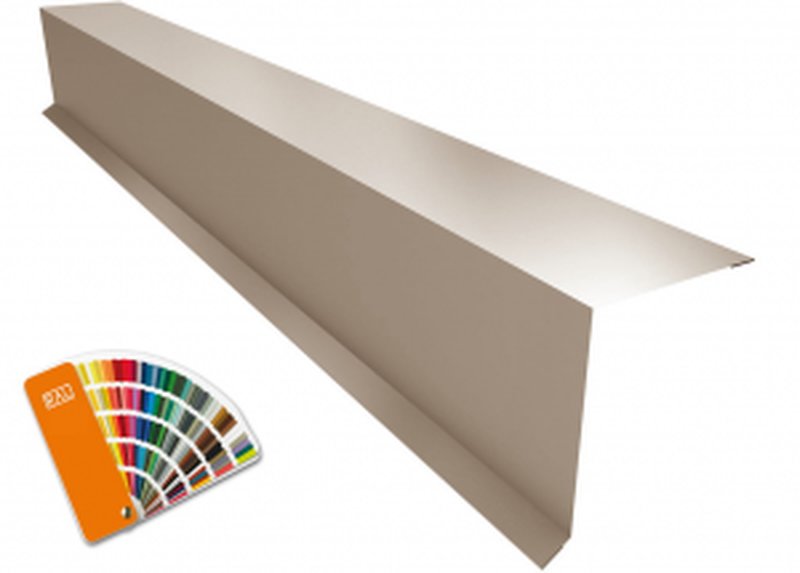 планка торцевая 0,45x80x100x2000 цвет под заказ