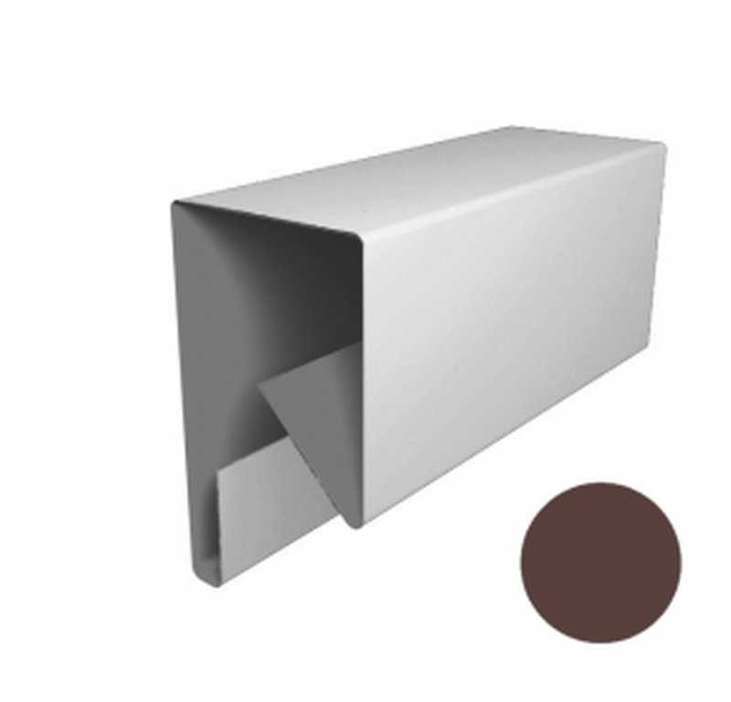 планка заборная 0,45x20x22x17x2000 RAL8017 шоколадно-коричневый