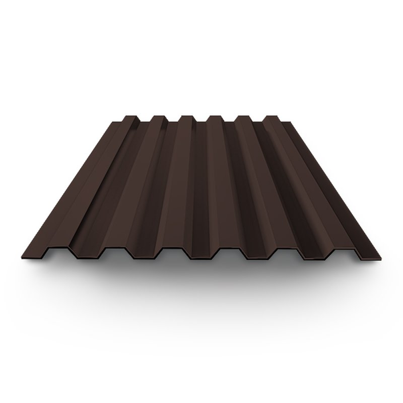Профнастил окрашенный 0.5x1000x2000 RAL 8017 1051