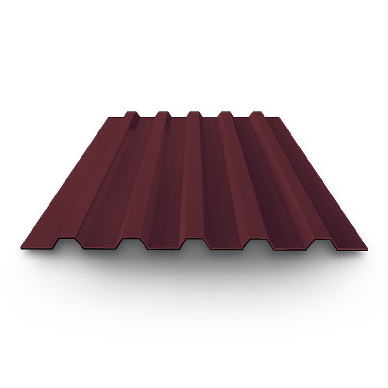 Профнастил окрашенный 0.5x1100x2000 RAL 3005 Россия