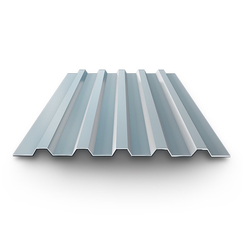 Профнастил оцинкованный 0.45x1100x2000 цинк Россия