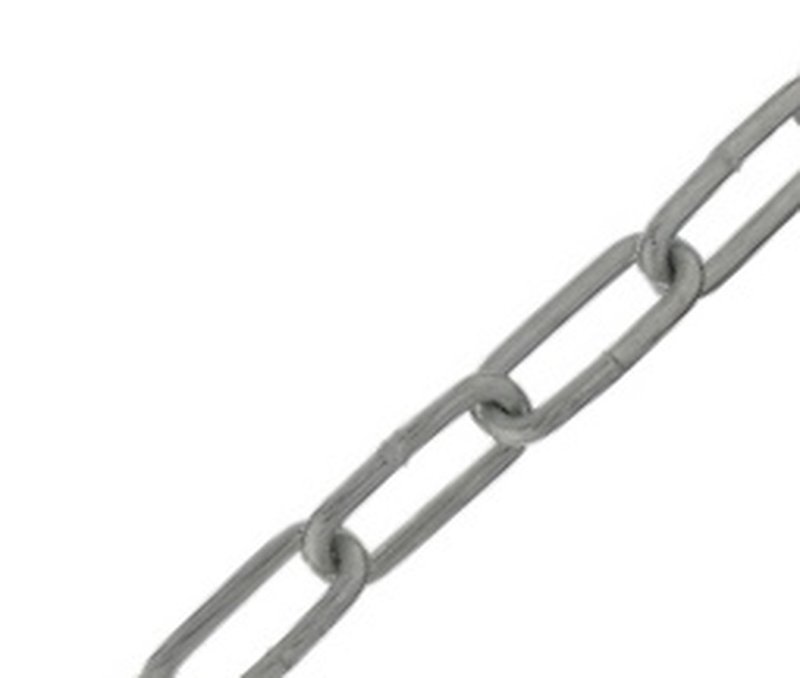 Цепь 16 длиннозвенная оцинк. DIN 763