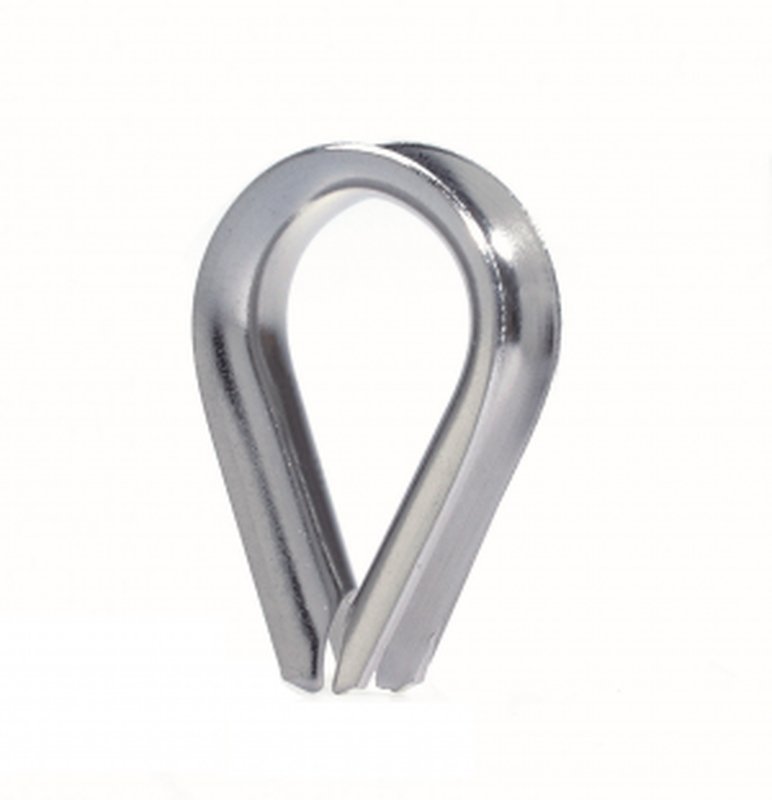 Коуш для стальных канатов 8 оцинк. (50шт)